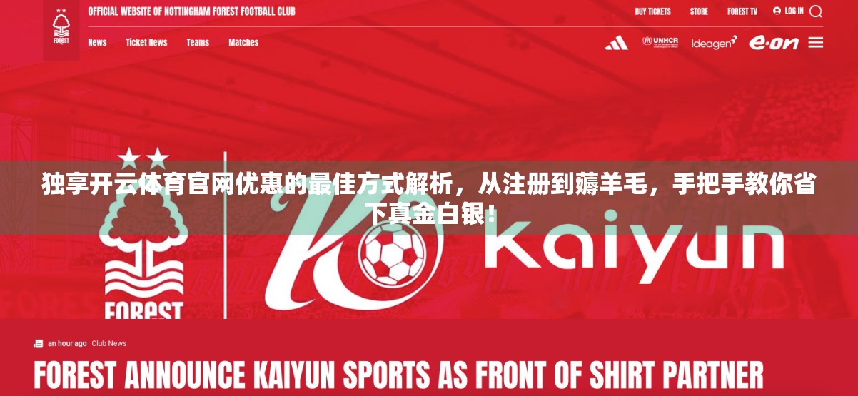 独享开云体育官网优惠的最佳方式解析，从注册到薅羊毛，手把手教你省下真金白银！