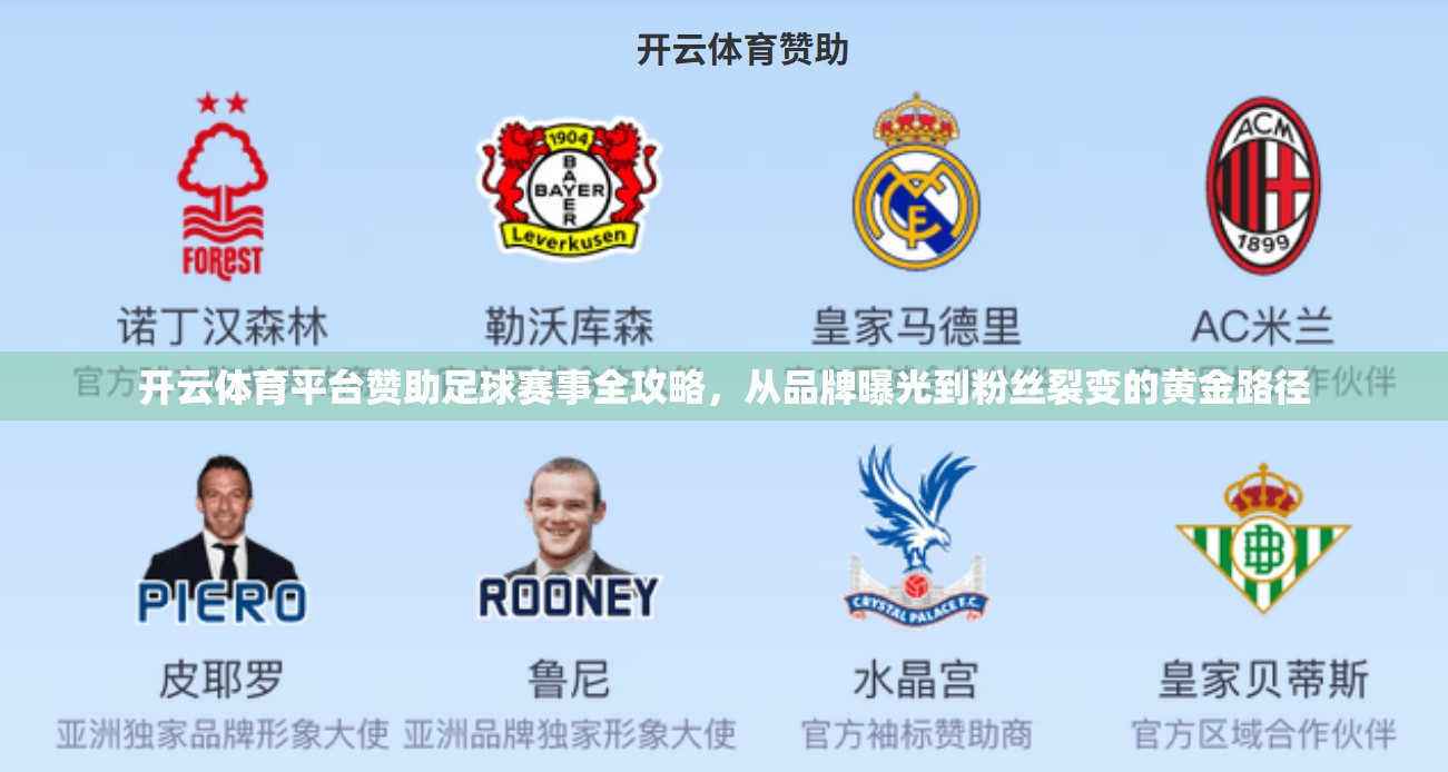开云体育平台赞助足球赛事全攻略，从品牌曝光到粉丝裂变的黄金路径