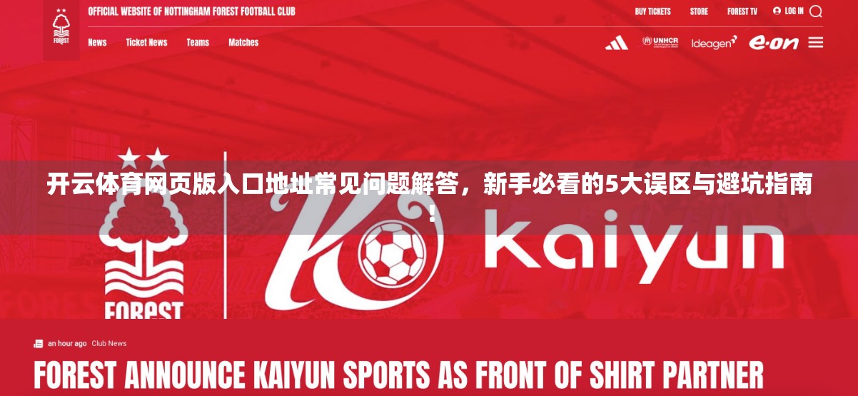 开云体育网页版入口地址常见问题解答，新手必看的5大误区与避坑指南！