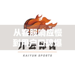 从客服响应慢到用户口碑爆棚，开云足球官网客户服务的逆袭之路