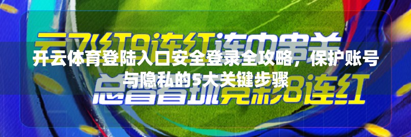 开云体育登陆入口安全登录全攻略，保护账号与隐私的5大关键步骤