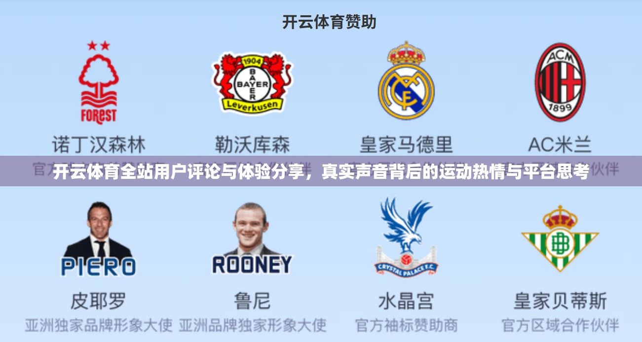 开云体育全站用户评论与体验分享，真实声音背后的运动热情与平台思考